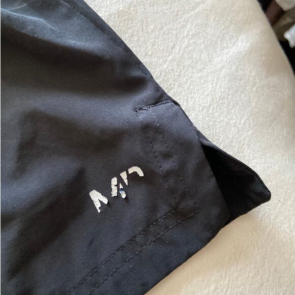 MP My Protein Men's Athletic Shorts Running Workout Gym Pockets Black Size Large - Picture 3 of 7